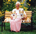 Anne Bowes and Pembroke Welsh Corgis