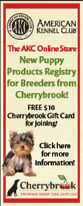 New Puppy Products Registry for Breeders - Free $10 Cherrybrook Gift Card for joining!