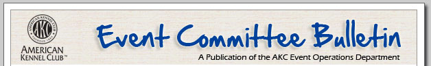 AKC's Event Committee Bulletin