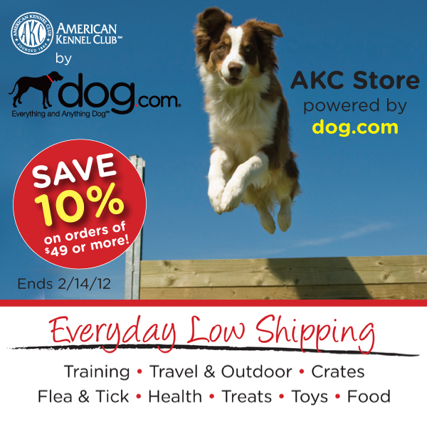 Save 10% at Dog.com