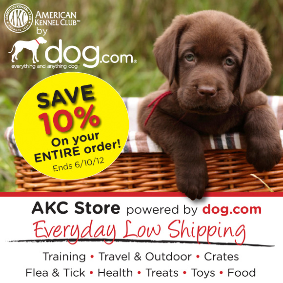 Save 10% on your entire order at Dog.com