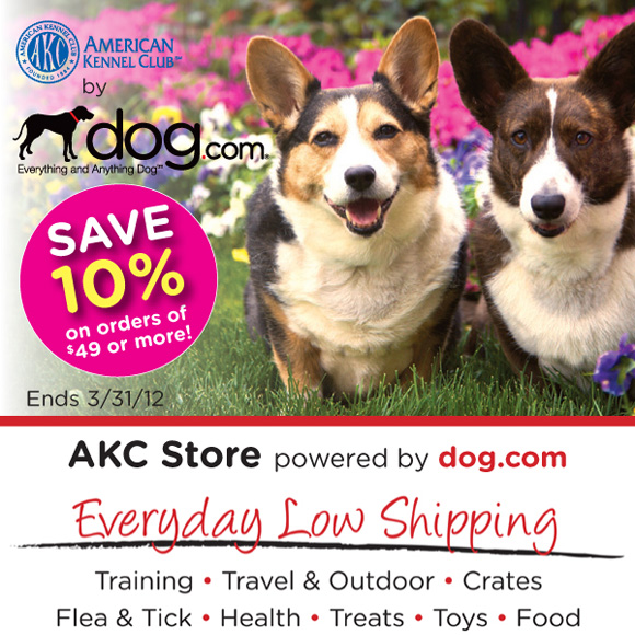 Save 10% at dog.com