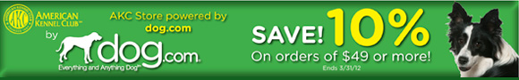 Save 10% at Dog.com