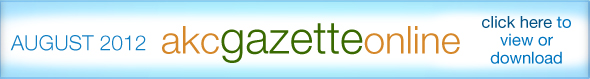 Click Here to view the August Issue of the Gazette. Online Now