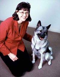 Lisa Peterson with Jinx