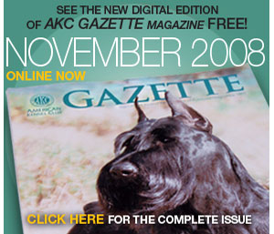 See the New Digital Edition of the AKC Gazette
