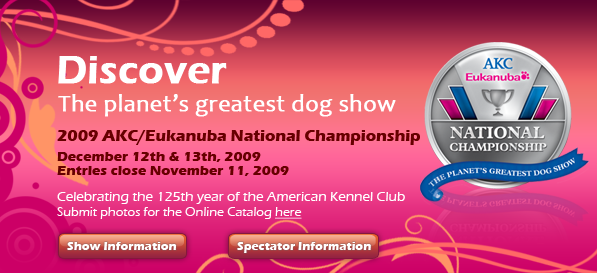 2009 AKC/Eukanuba National Championship