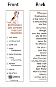 Responsible Dog Owner's Checklist Bookmark